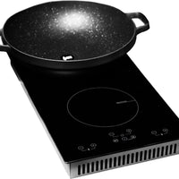 Danby - Hospitality 12″ Induction 2 Burner Black Cooktop - DIC12B1DBD