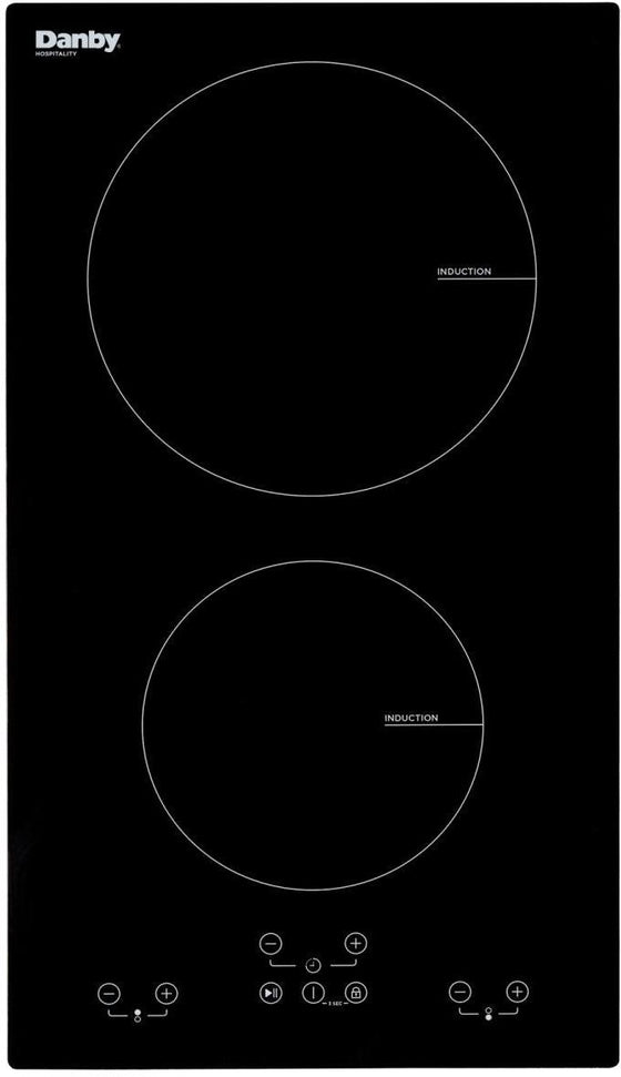 Danby - Hospitality 12″ Induction 2 Burner Black Cooktop - DIC12B1DBD