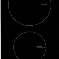 Danby - Hospitality 12″ Induction 2 Burner Black Cooktop - DIC12B1DBD