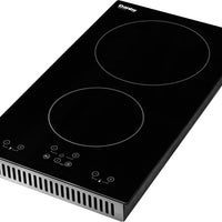 Danby - Hospitality 12″ Radiant 2 Burner Black Cooktop - DRC12B1DBD