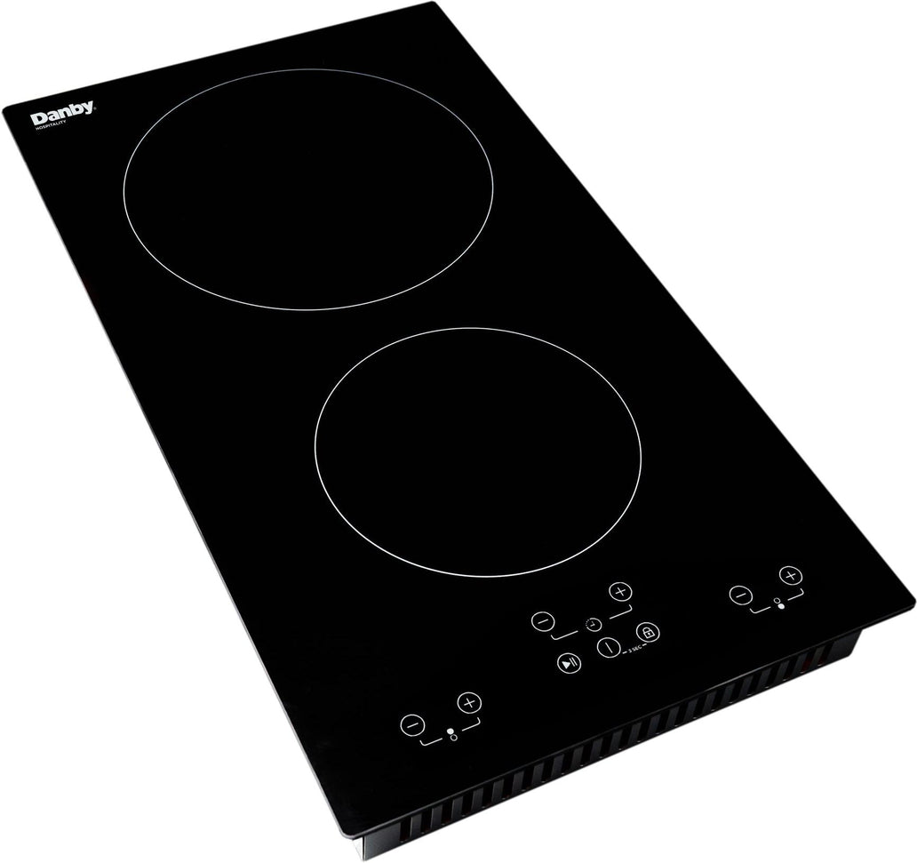 Danby - Hospitality 12″ Radiant 2 Burner Black Cooktop - DRC12B1DBD