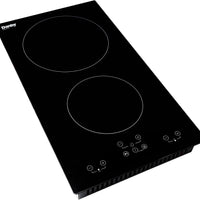 Danby - Hospitality 12″ Radiant 2 Burner Black Cooktop - DRC12B1DBD
