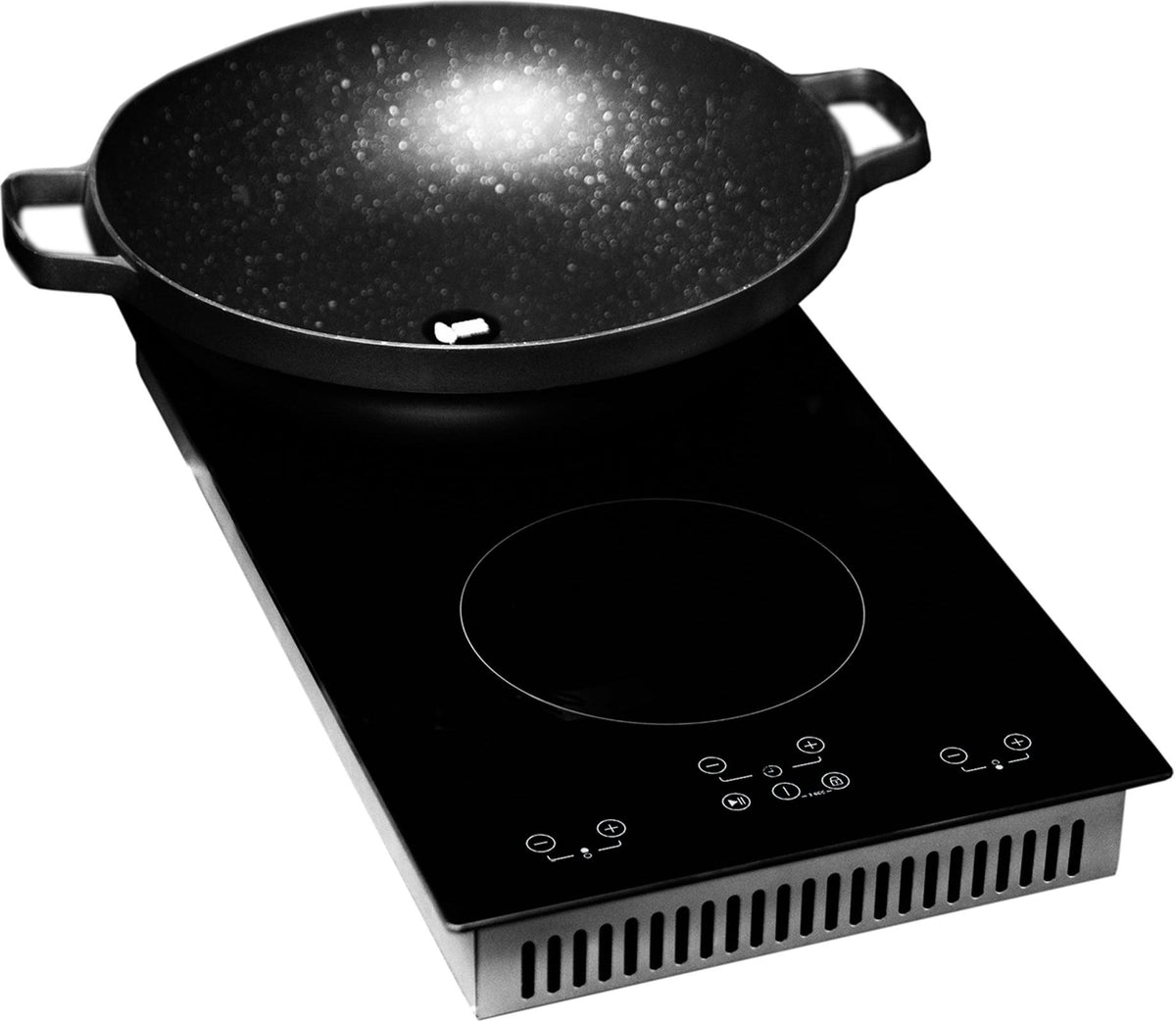 Danby - Hospitality 12″ Radiant 2 Burner Black Cooktop - DRC12B1DBD