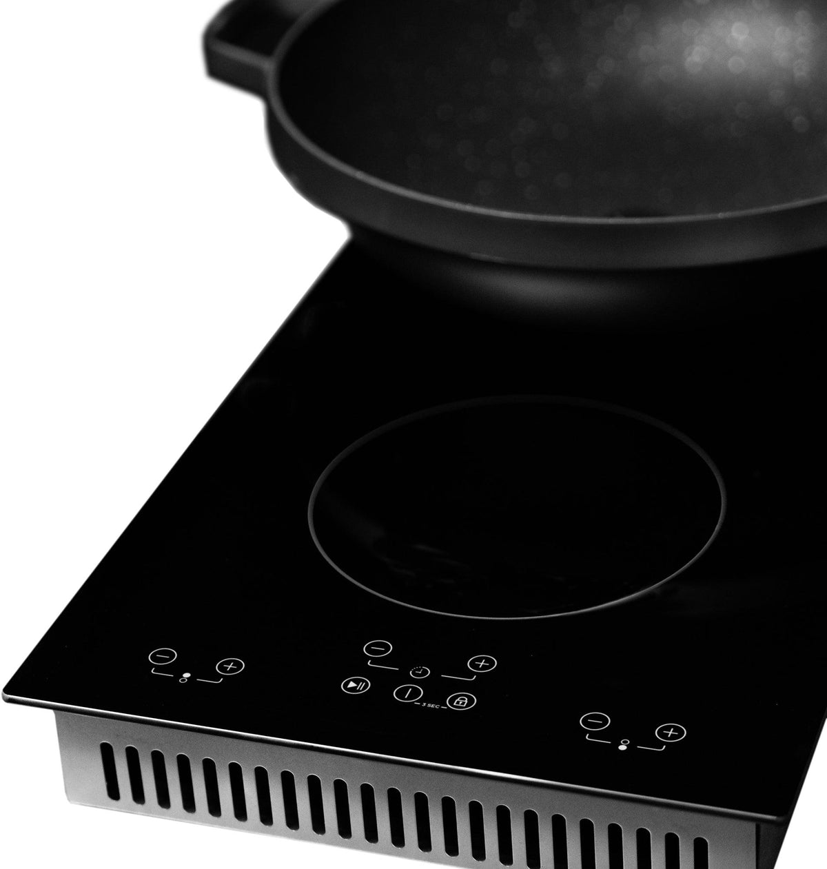 Danby - Hospitality 12″ Radiant 2 Burner Black Cooktop - DRC12B1DBD
