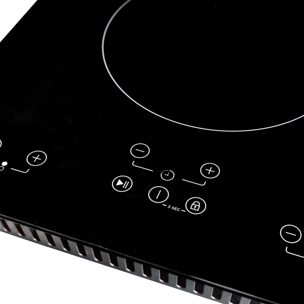 Danby - Hospitality 12″ Radiant 2 Burner Black Cooktop - DRC12B1DBD