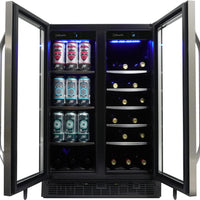 Danby - Silhouette 24″ Built-in Beverage Center In Stainless Steel - SBC051D1BSS
