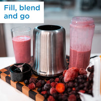 Danby - Stainless Steel & Black 600 ml Smoothie Blender - DBL25C1BSSDB