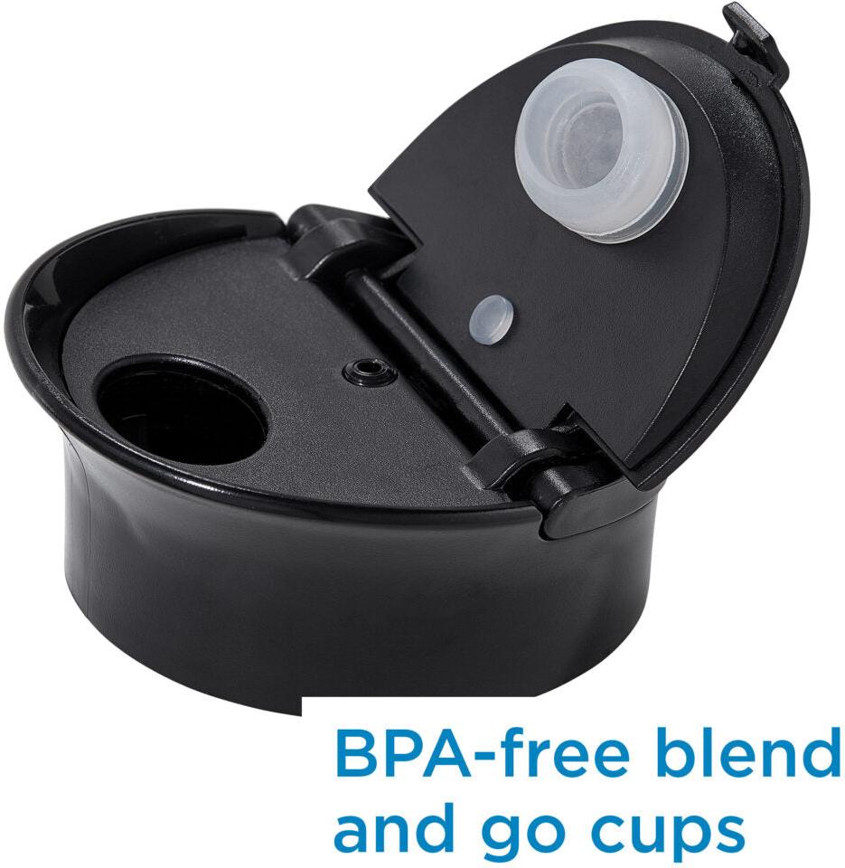 Danby - Stainless Steel & Black 600 ml Smoothie Blender - DBL25C1BSSDB