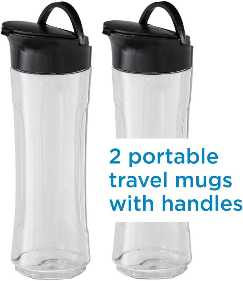 Danby - Stainless Steel & Black 600 ml Smoothie Blender - DBL25C1BSSDB