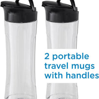 Danby - Stainless Steel & Black 600 ml Smoothie Blender - DBL25C1BSSDB