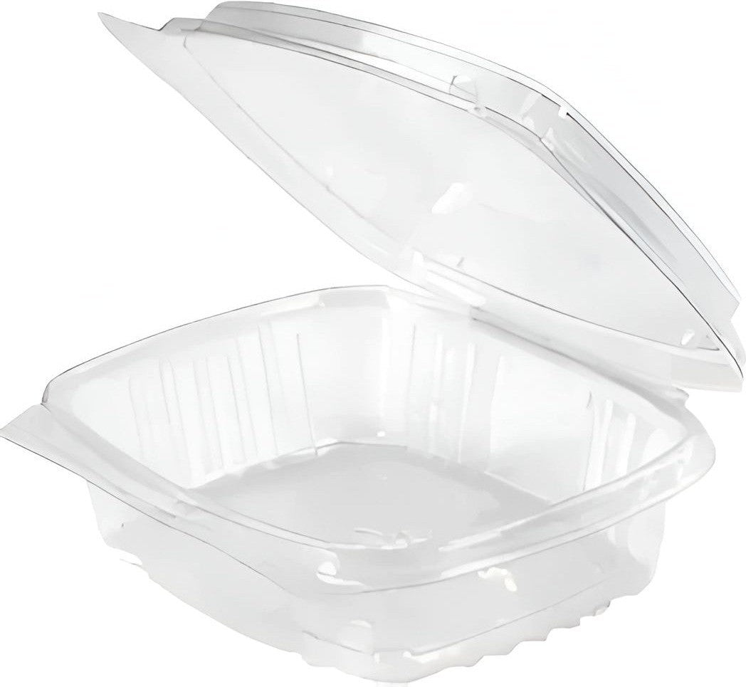 Darnel - 16 Oz SelloPlus Shallow Hinged Deli Containers, 200/Cs - 565751600