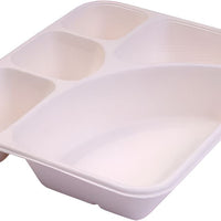 Darnel - 5 Compartment Biodegradable Lunch Tray, 400/cs - DN2014501