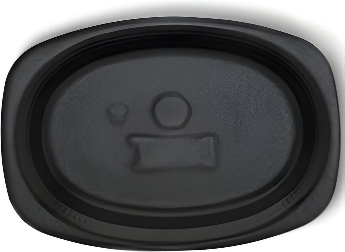 Darnel - 7" x 9" Black Foam Platter, 500/Cs - DU5209199 (Special Order Item)
