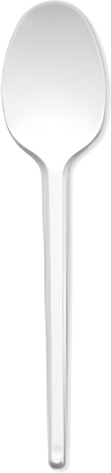 Darnel - TAMI White Medium Weight Plastic Cutlery Soup Spoon, Pack of 1000 - D84110001