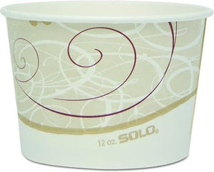 Dart - 12 Oz Solo VS DSP Symphony Paper Container, 1000/Cs - VS612-J8000