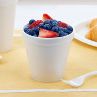 Dart - 16 Oz EPS Foam White Container, 500/Cs - 16MJ20