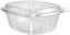Dart - 16 Oz PET Plastic Tamper-Evident/Resistant Container with Clear Dome Lid, 200/Cs - CH16DED