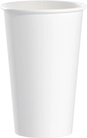Dart - 20 Oz SSP Paper White Hot Cup, 600/Cs - 420W-2050