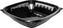Dart - 32 Oz Black PET Plastic Square Bowl, 252/Cs - B32SB