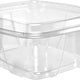 Dart - 32 Oz PET Plastic Tamper-Evident/Resistant Container with Clear Dome Lid - CH32DED