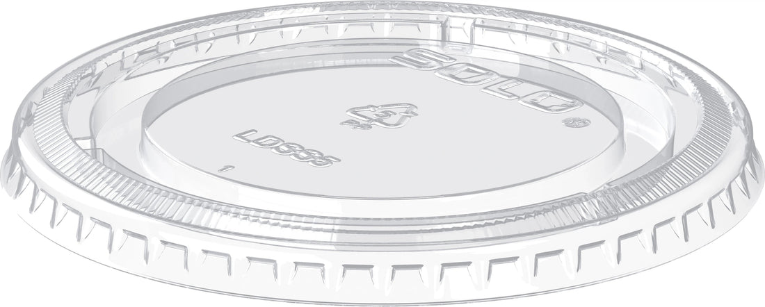 Dart - 5.5 Oz Clear PP Plastic Portion Cup Lid, 1000/Cs - LDSS5