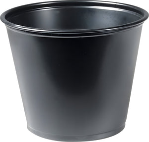 Dart - 5.5 Oz Solo Souffles Black Plastic Portion Cups, 2500/Cs - URR55-0001