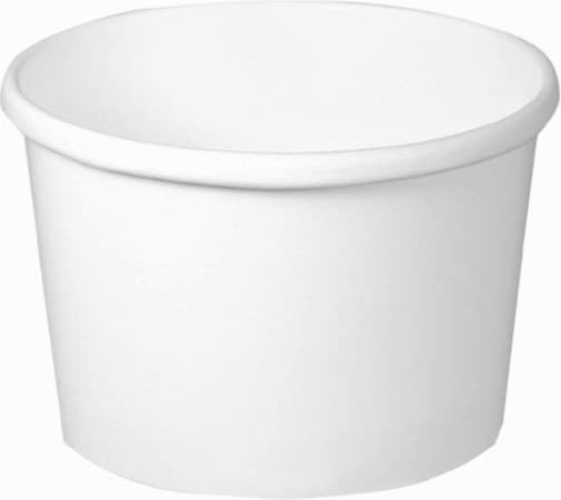 Dart - 8 Oz Flexstyle DSP White Paper Container, 500/cs - H4085-2050