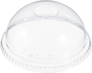 Dart - 9 Oz Clear Dome Lid 1" Hole Fits - 24 Oz Plastic Cups, 1000/Cs - DLR662