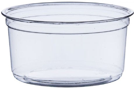 Dart - Clear 16 oz-24 oz Round Salad Bowl Lid Plastic Containers , 1000/cs - LCR16F