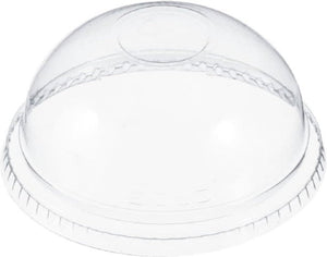 Dart - Clear Dome Lid No Hole fits TP9, TP12, TP16, P20 Plastic Cups, 1000/cs - DNR662