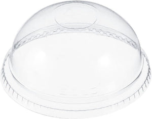Dart - Clear Dome Lid No Hole fits TP9, TP12, TP16, P20 Plastic Cups, 1000/cs - DNR662