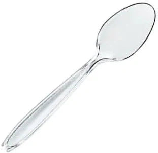 Dart - Clear Plastic Teaspoons Cutlery, 1000/Cs - 10014