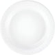 Dart - Concord 7" Non-Laminated White Foam Plates, 1000/Cs - 7PWCR