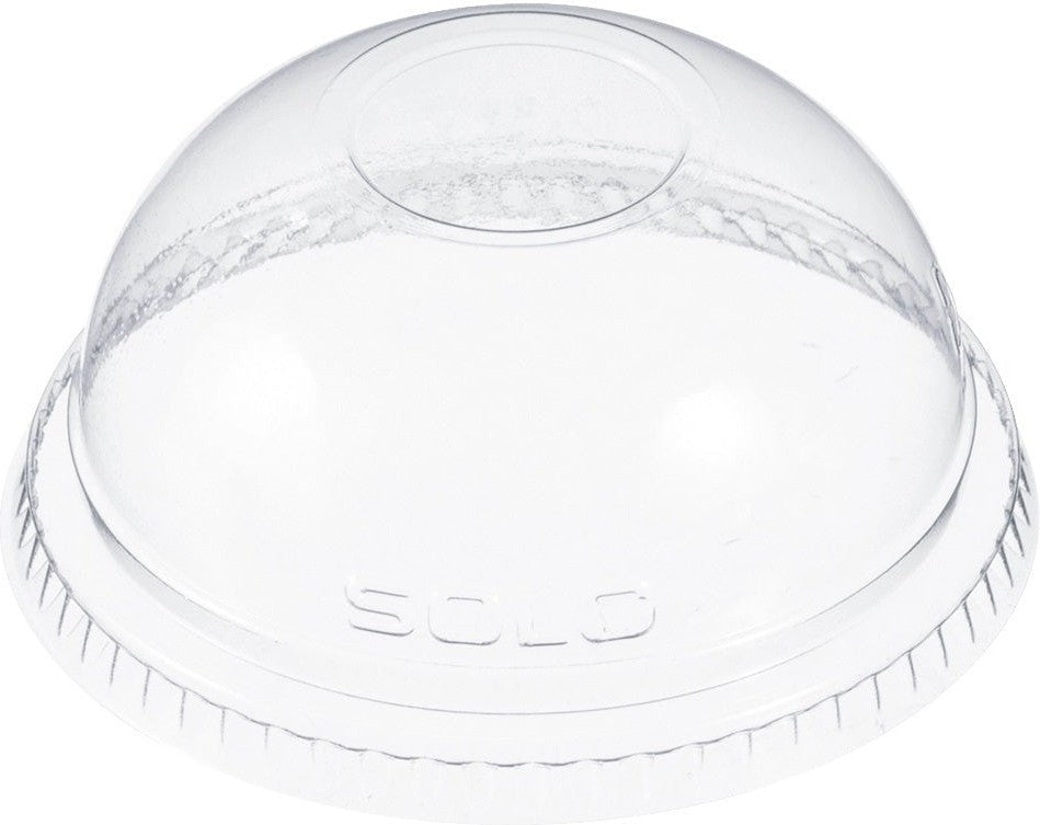 Dart Container - 10 Oz Clear Dome Lid No Hole fits Cold Plastic Cups, 1000/cs - DNR610 (Special Order Item)