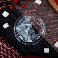 Dart Container - 10 Oz Clear Flat Lid Straw Slot fist Cold Plastic Cups, 1000/cs - 610TS