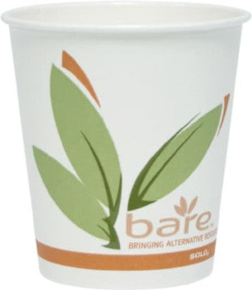 Dart Container - 10 Oz Solo Bare Eco-Forward Paper Hot Cups, 1000/cs - 410RC-J8484 (Special Order Item)