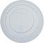 Dart Container - 12 Oz Clear Flat Lid Straw Slot fits Plastic Cups, 1000/cs - M640S