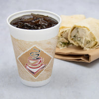 Dart Container - 12 Oz ThermoGlaze Insulated Foam Cups Stock Print, 1000/Cs - 12X12G (Special Order Item)