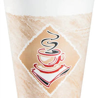 Dart Container - 12 Oz ThermoGlaze Insulated Foam Cups Stock Print, 1000/Cs - 12X12G (Special Order Item)