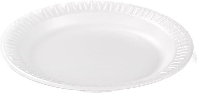 Dart Container - 16" Foam Plate, White Concorde Non-Laminated Foam Dinnerware, 1000/cs - FS6BPY (Special Order Item)