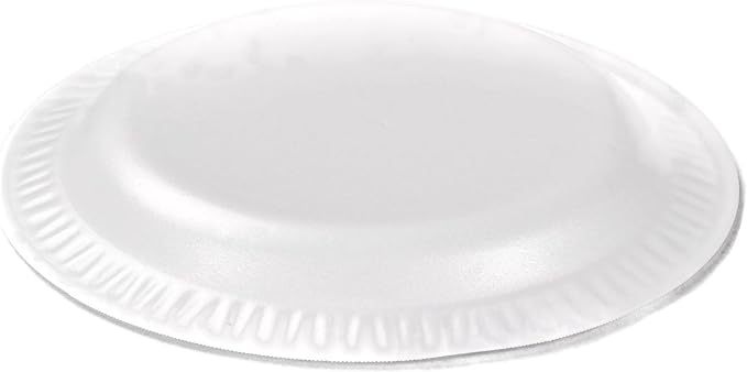 Dart Container - 16" Foam Plate, White Concorde Non-Laminated Foam Dinnerware, 1000/cs - FS6BPY (Special Order Item)
