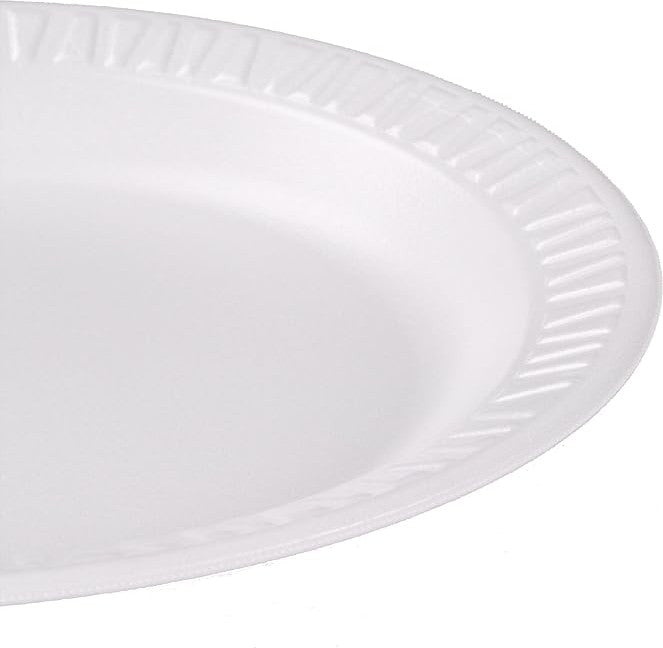 Dart Container - 16" Foam Plate, White Concorde Non-Laminated Foam Dinnerware, 1000/cs - FS6BPY (Special Order Item)