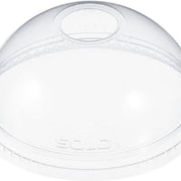 Dart Container - 16 Oz Clear Dome Lid 1in Hole Fits - 24 oz Plastic Cups, 1000 Per Case - DLR626