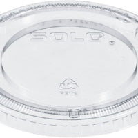Dart Container - 16 Oz Clear Flat Lid Non Vented Fits - 24 oz Plastic Cups, 1000/Cs - 626TP