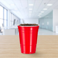 Dart Container - 16 Oz HIPS Plastic Red Cold Cup, 1000/Cs - P16RLR-00011 (Special Order Item)