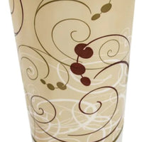 Dart Container - 16 Oz Solo Symphony Design Waxed Cold Paper Cups , 1000/Cs - RNP16P-J8000 (Special Order Item)