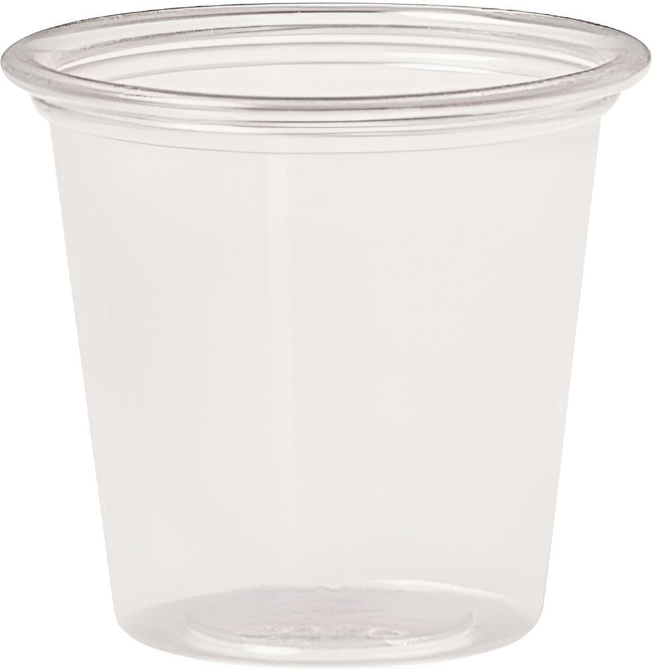 Dart Container - 1.5 Oz Solo Ultra Clear Souffles Plastic Cups, 250/Cs - T125-0090 (Special Order Item)