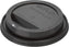 Dart Container - 20-24 Oz Black PS Dome Hot Cup Lid 1000/Cs - TLB20-0001