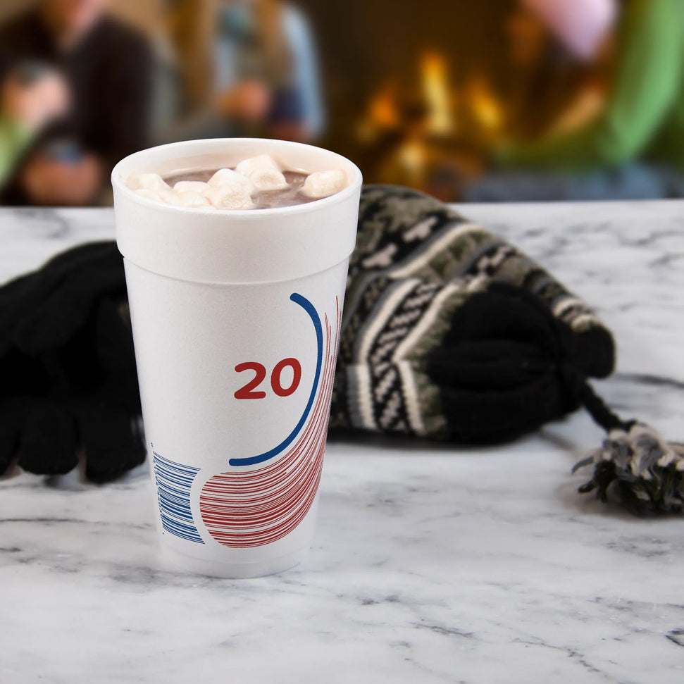 Dart Container - 20 Oz EPS Foam Cup - Breeze, 500/Cs - 20J16B (Special Order Item)