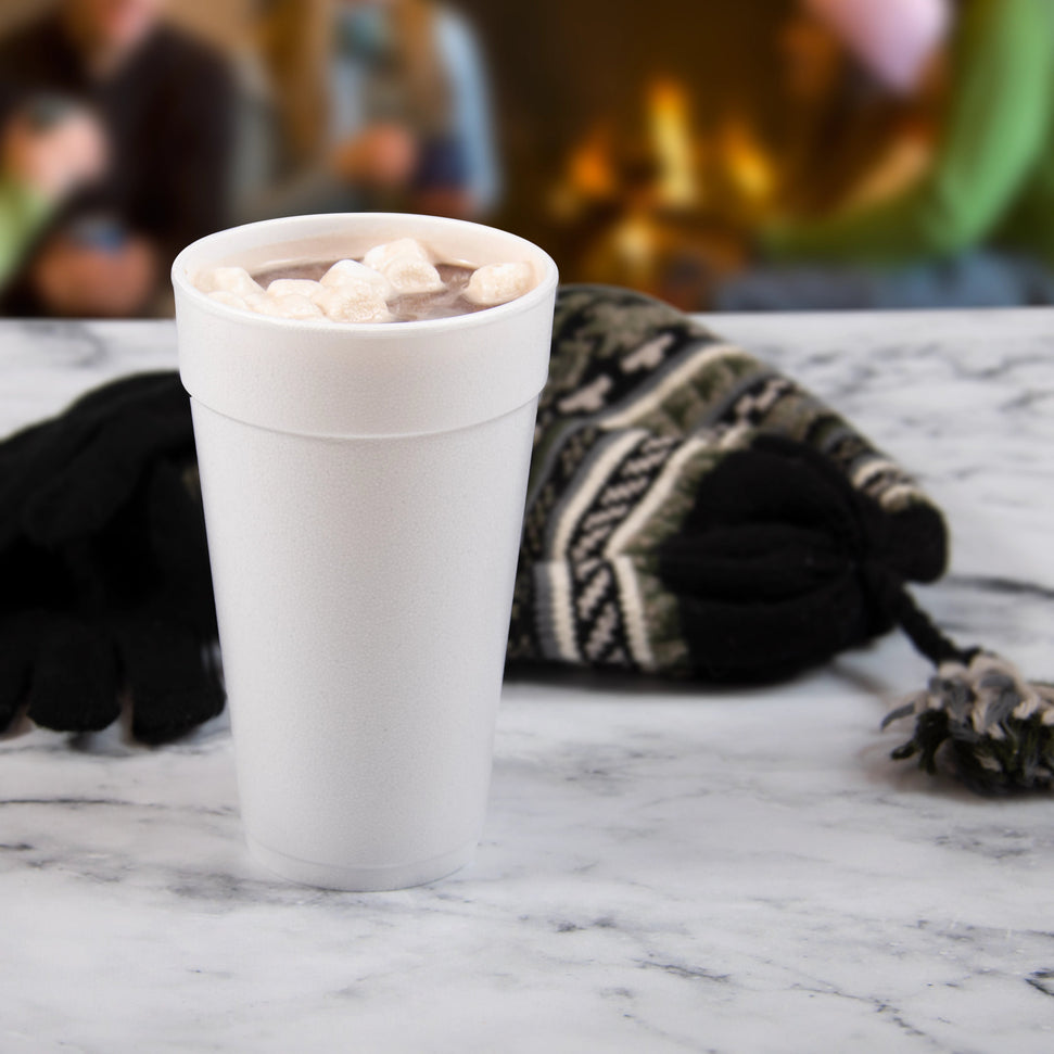 Dart Container - 20 Oz EPS Foam J Cups, 500/Cs - 20J16